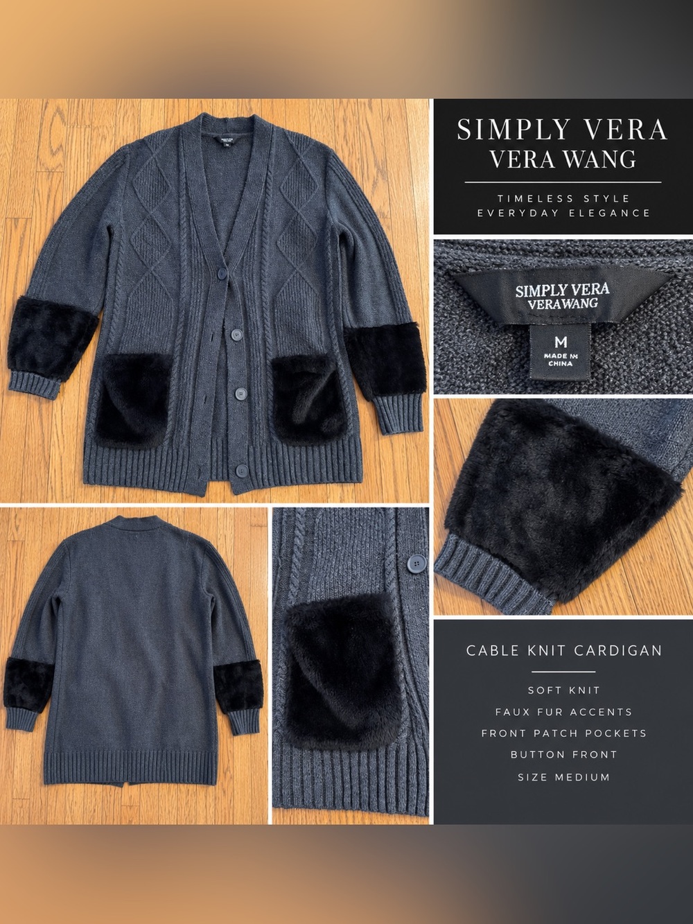 Simply Vera Wang Cardigan